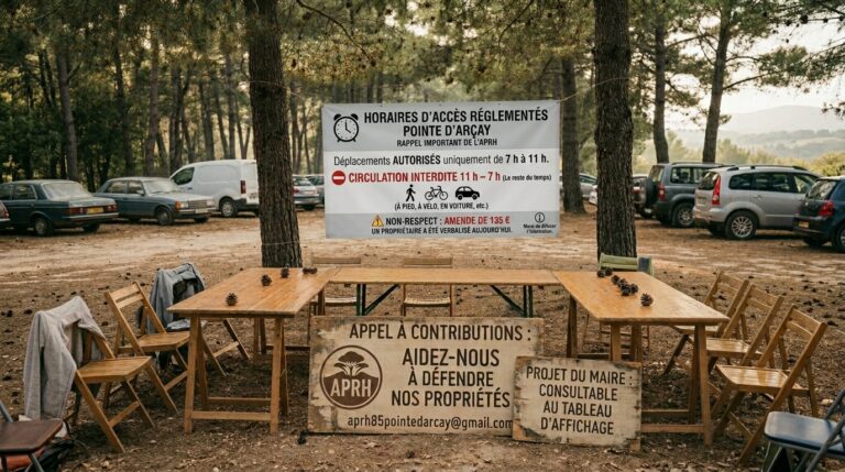 Accès à la Pointe d&rsquo;Arçay